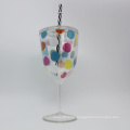 Fashion, design and unbreakable acrylic wine glass